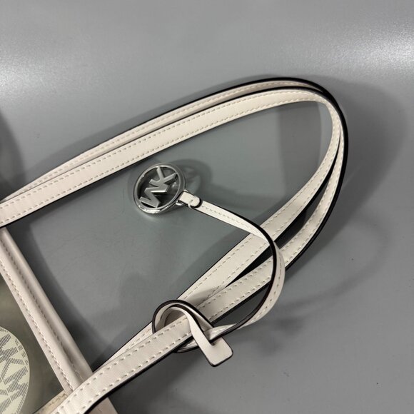 MICHAEL MICHAEL KORS The Michael Large Graphic Logo Clear Tote Bag - Picture 12 of 16